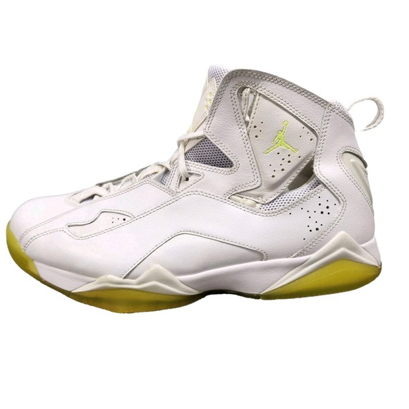 Nike Air Jordan True Flight Volt Ice Shoes Men's 13 White AJ7 Jumpman 342964-113